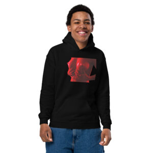 Atropos Red Youth heavy blend hoodie