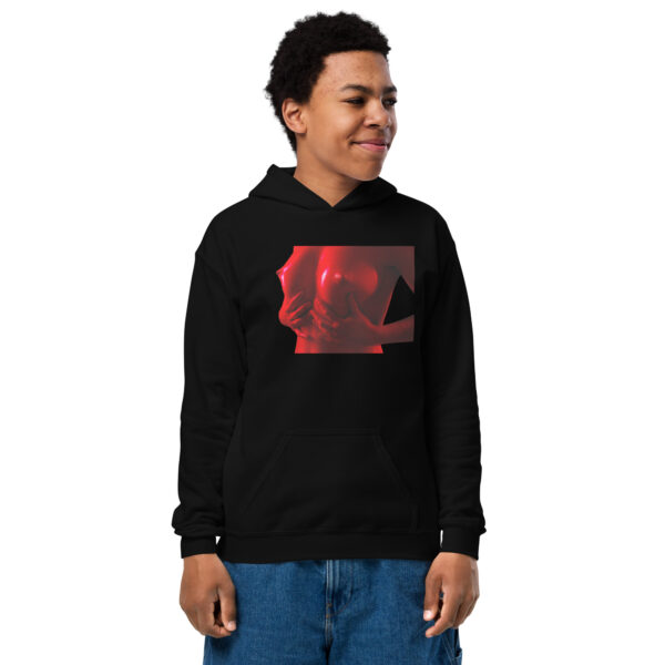 Atropos Red Youth heavy blend hoodie - Image 2