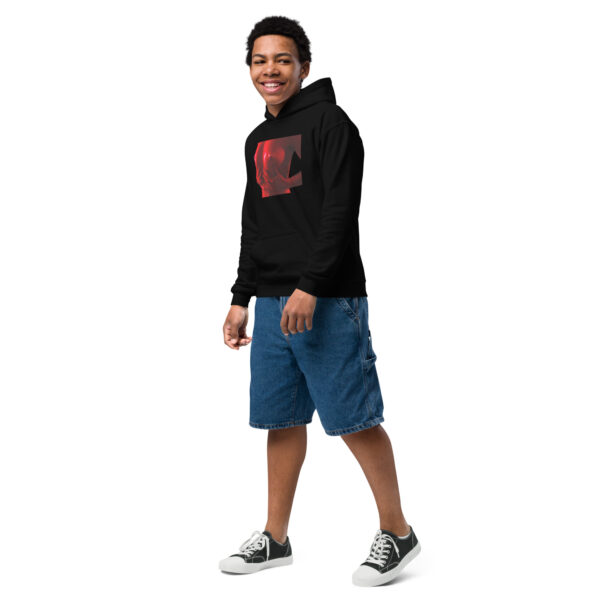 Atropos Red Youth heavy blend hoodie - Image 3